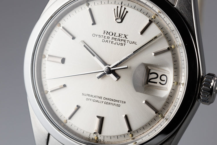 1969 Rolex DateJust 1600 Silver Dial