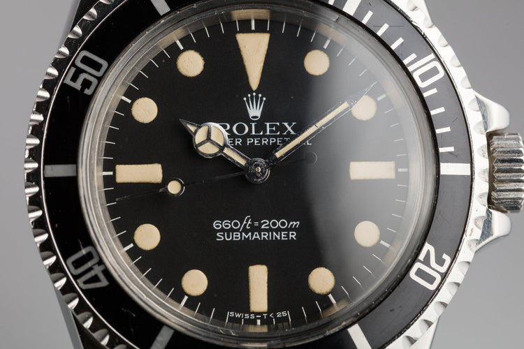 1978 Rolex Submariner 5513 with MK I Maxi Dial
