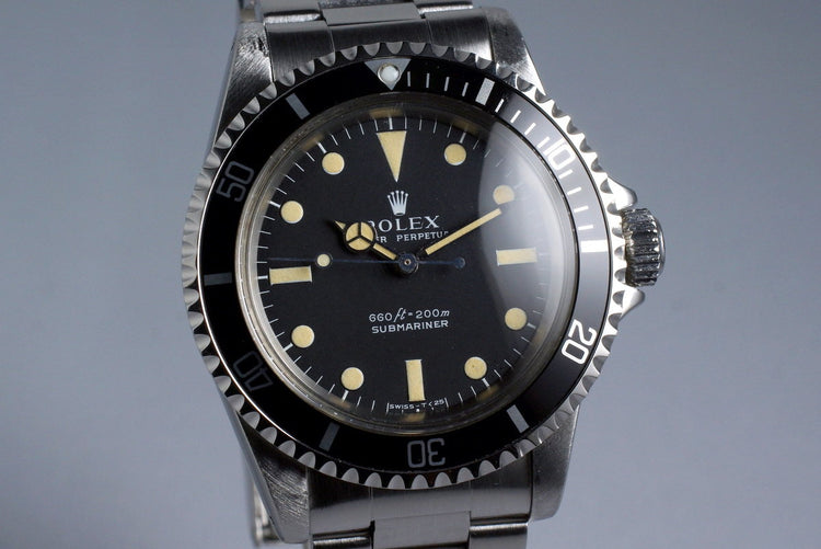 1970 Rolex Submariner 5513 Serif Dial