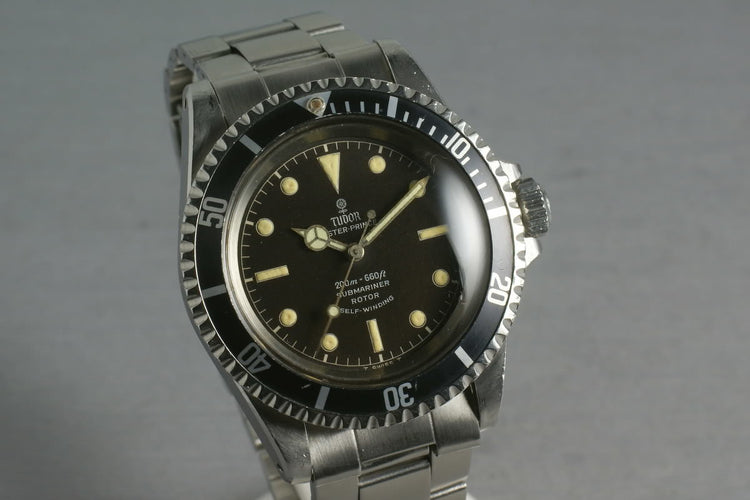 Tudor Submariner silver gilt and light brown dial 7928