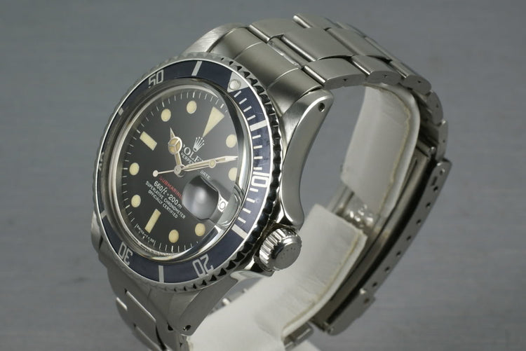 Rolex Submariner 1680 Red Sub