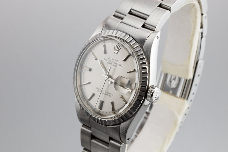 1975 Rolex DateJust 1603 Silver Dial