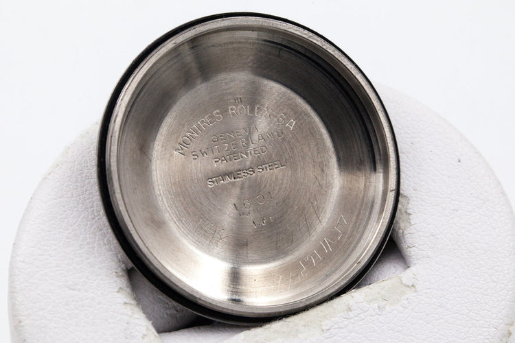 1961 Rolex Two Tone DateJust 1601 Glossy Gilt Black Dial