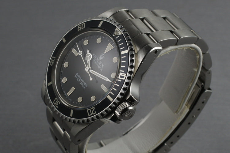 Rolex Submariner 5513 with WG surrounds