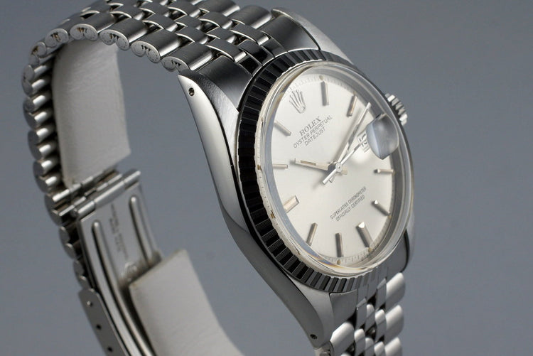 1972 Rolex DateJust 1603 Silver Sigma Dial