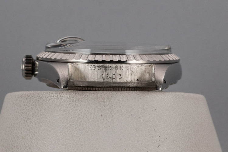 1973 Rolex DateJust 1601 Black Dial