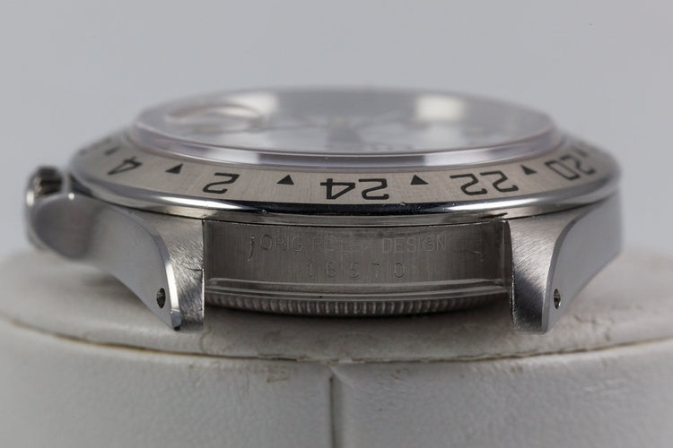1991Rolex Explorer II White Dial 16570 with Creamy Lume