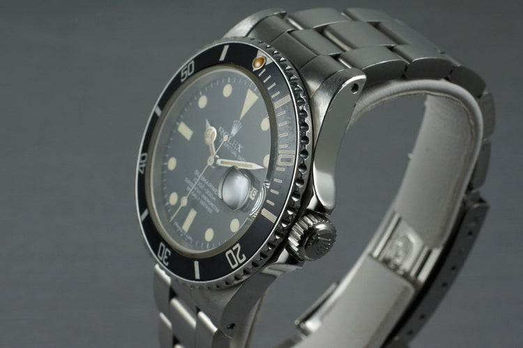 1981 Rolex Submariner 16800