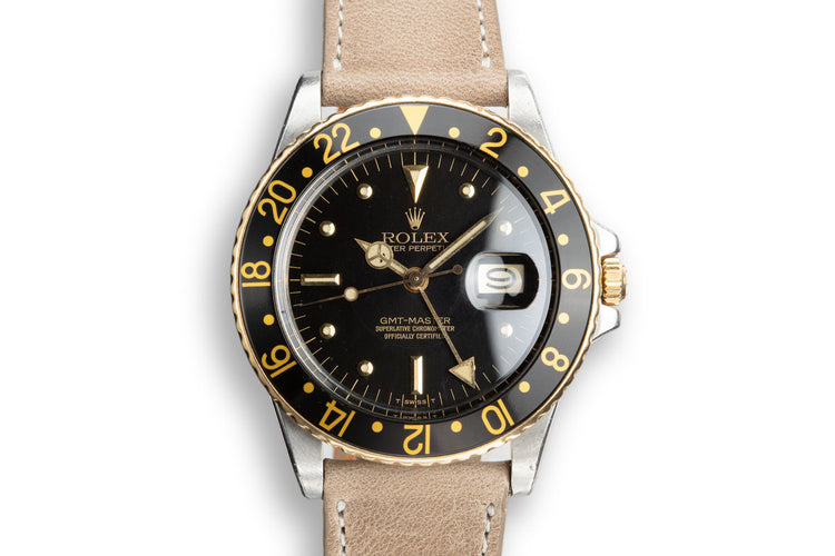 1980 Rolex GMT-Master 16753 Black Nipple Dial