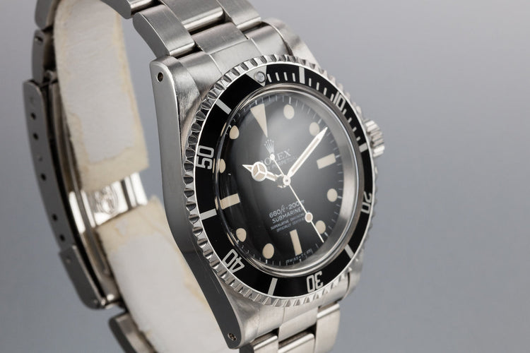 1977 Rolex Submariner 5512 with Mark 1 Maxi Dial