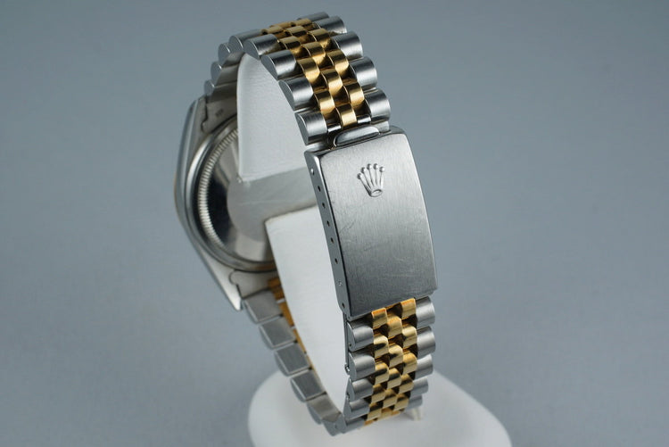 1987 Rolex Two Tone DateJust 16013 with Box and Papers