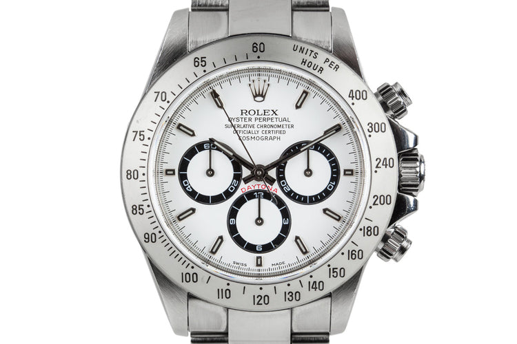 1999 Rolex Daytona 16520 with White Dial