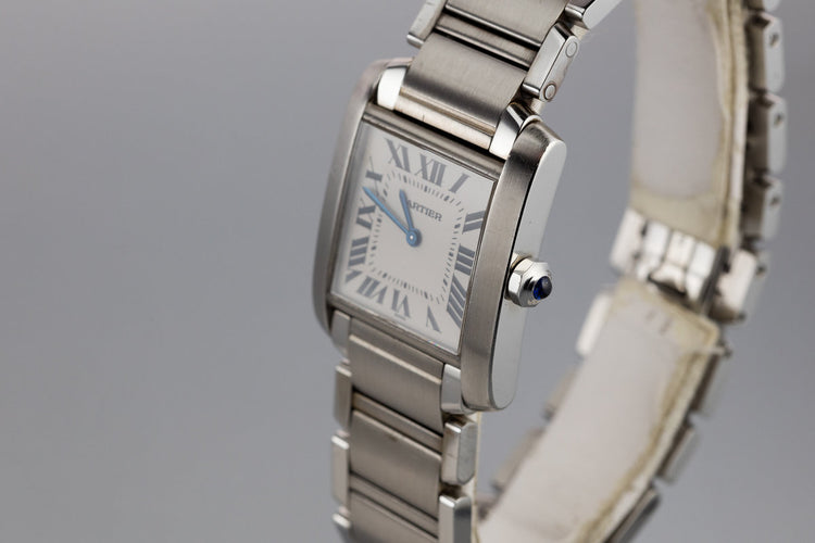 Cartier Midsize Tank 2301 White Dial