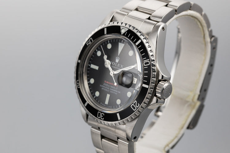 1969 Rolex Red Submariner 1680 with Meters First Dial