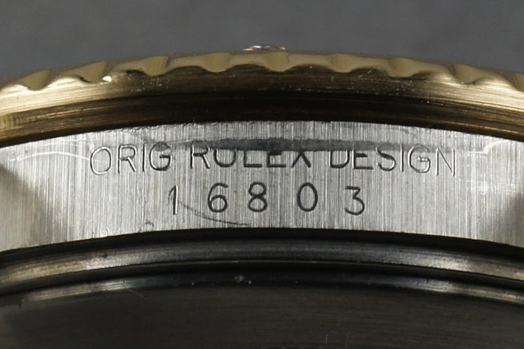 1987 Rolex Submariner 18K/SS Blue Dial 16803