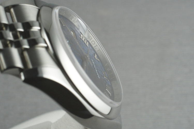 Rolex Datejust 116200 with Blue Jubilee Dial