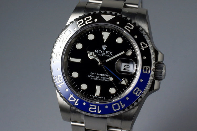 2014 Rolex GMT II 116710BLNR with Box and Papers MINT