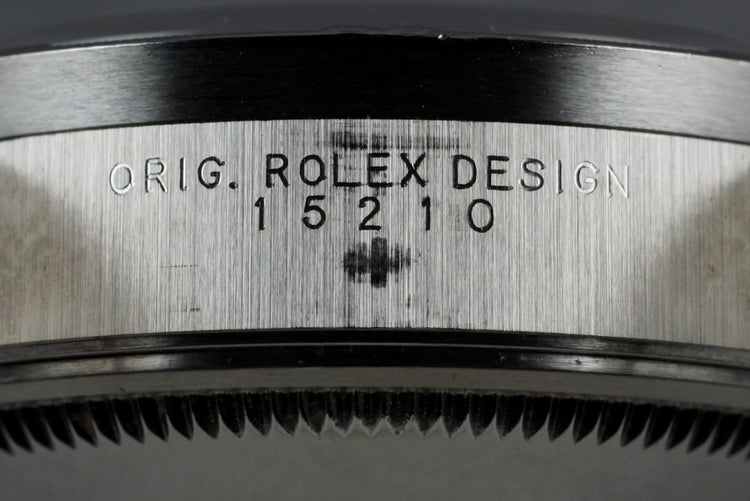 2006 Rolex Blue Dial Date 15210