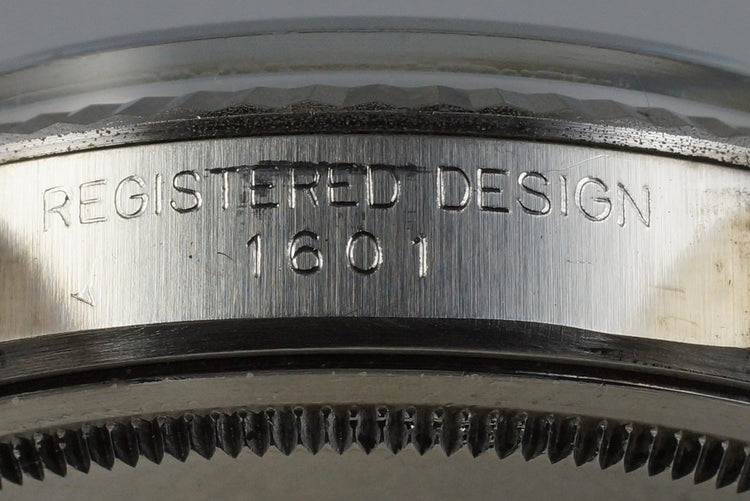 1972 Rolex DateJust 1601 Silver ‘Wide Boy’ Sigma Dial