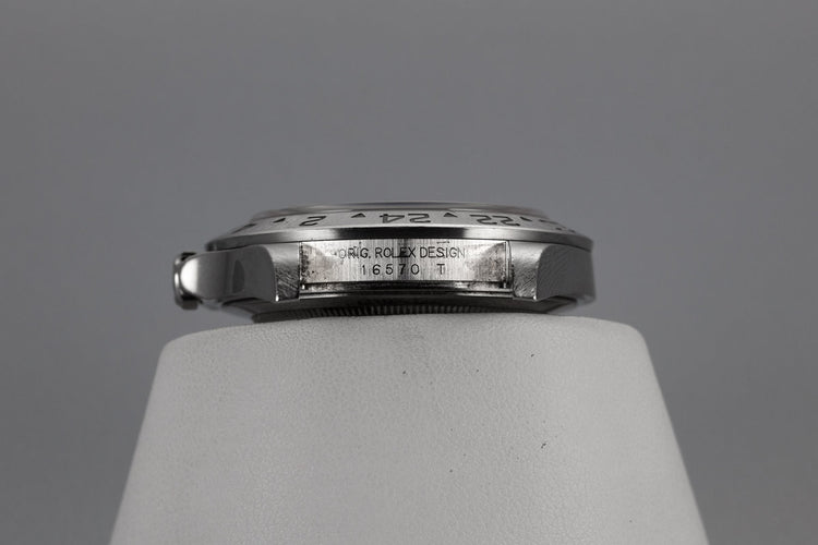 2006 Rolex Explorer II 16570 White Dial
