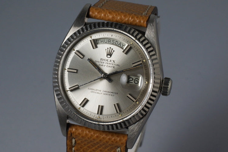1972 Rolex WG Day-Date Wide Boy Sigma Dial 1803