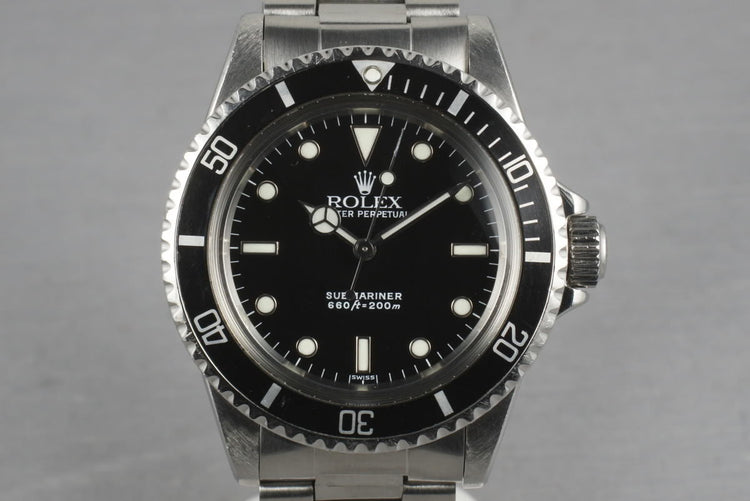 Rolex Submariner 5513 with WG surrounds