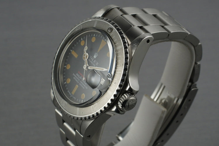 1970 Rolex Red Submariner 1680 Mark 4 Dial