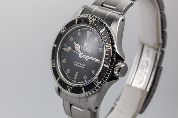 1962 Rolex Submariner 5512 with Chapter Ring Exclamation Gilt Dial