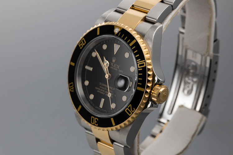 2005 Rolex Two-Tone Submariner 16613 with Box and Papers