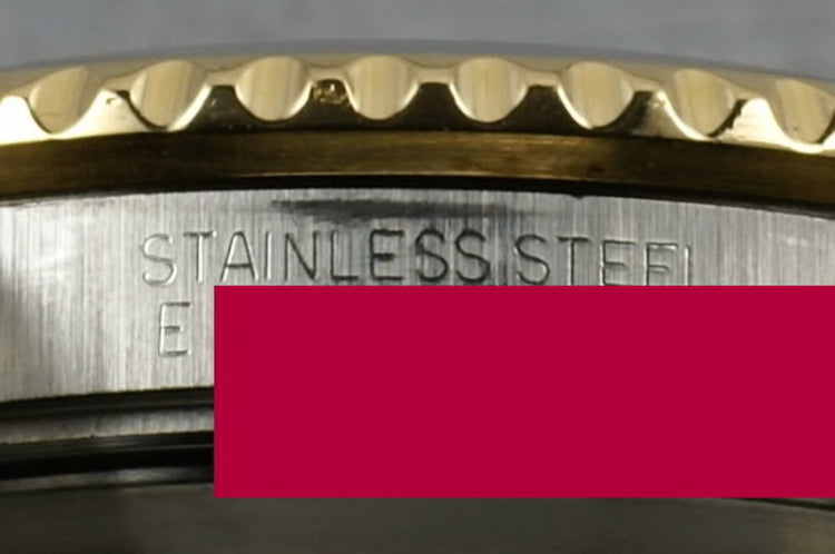 Rolex Submariner 18K/SS 16613 with Slate Serti Dial