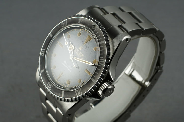 1962 Rolex Submariner 5513 PCG with Mark 1 Gilt Chapter Ring Dial