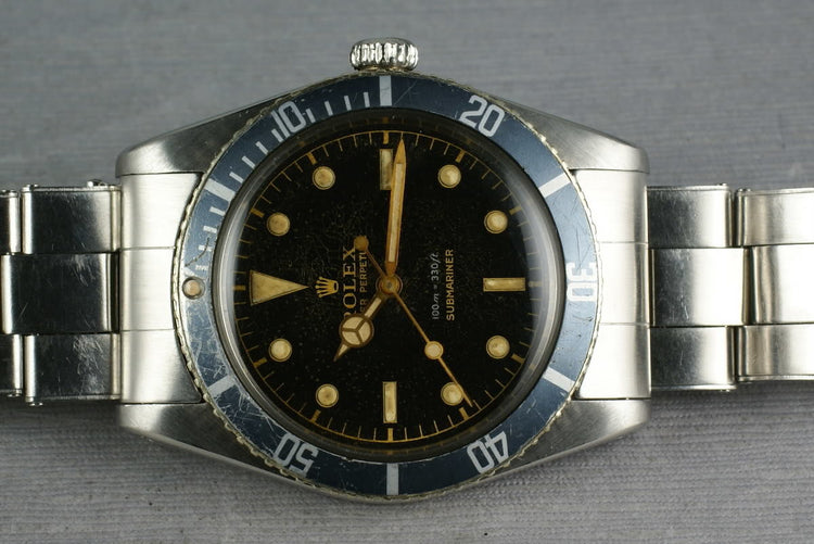 1958 Rolex Submariner Ref: 5508 exclamation dial