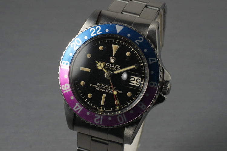 1961 Rolex GMT 1675 PCG Gilt Chapter Ring