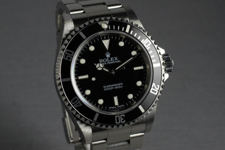 2006 Rolex Submariner 14060M with Box and Papers
