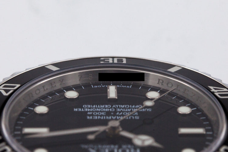 2006 Rolex Submariner 14060M Four-Line Dial with Box and Papers