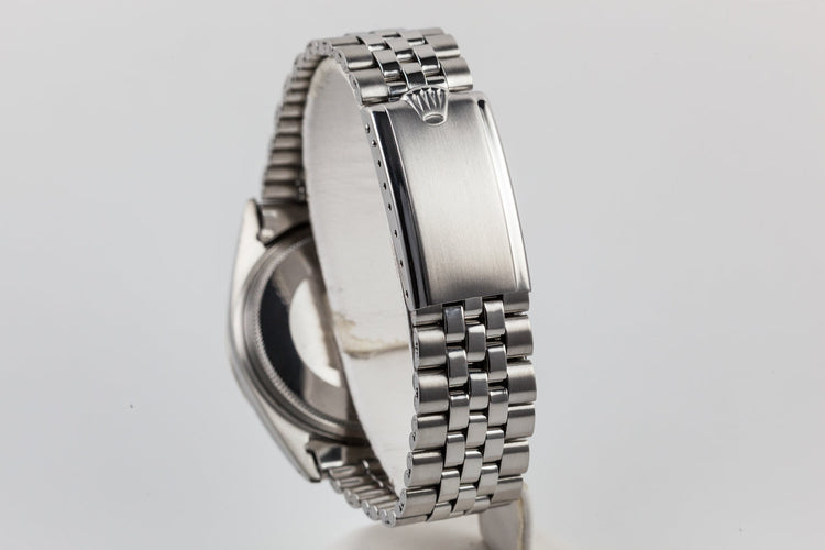 1970 Rolex DateJust 1601 Silver Dial with No Lume Dial