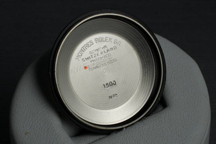 1969 Rolex Date 1500 Silver Dial with Box and Papers