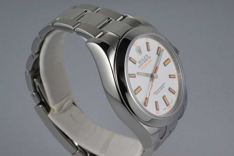 2007 Rolex Milgauss 116400V with Box and Papers