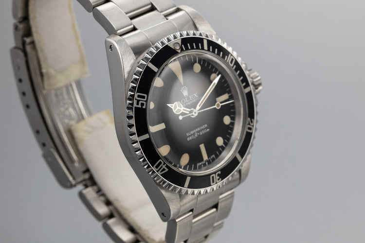 1981 Rolex Submariner 5513 MK III Maxi Dial