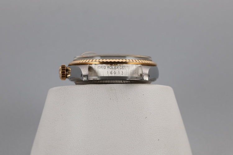 1984 Rolex Two Tone DateJust 16013 with Van Cleef's & Arpels Stamped Bracelet, Box and Papers