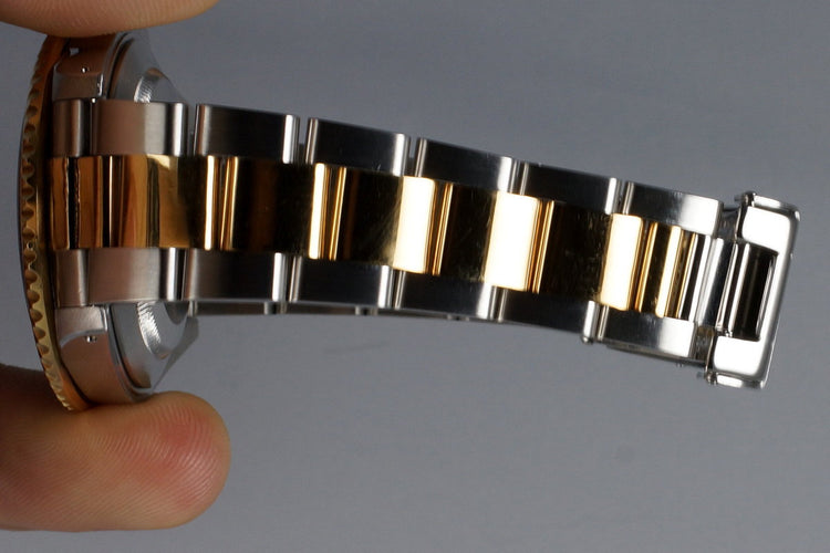 1999 Rolex Two Tone Blue Submariner 16613