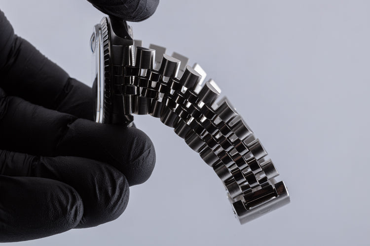 1978 Rolex 1603 Black Sigma Dial Datejust Jubilee Bracelet