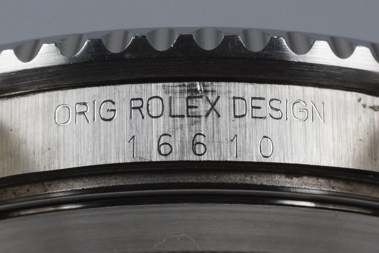 1990 Rolex Submariner 16610