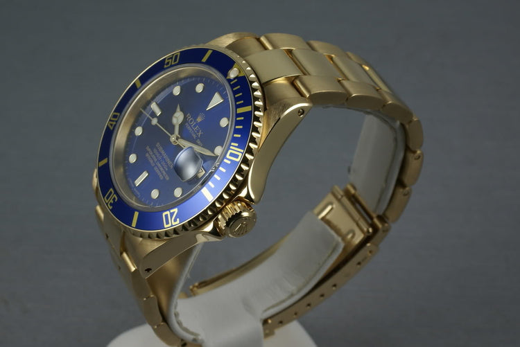 Rolex Submariner Ref: 16618 with Service Paper