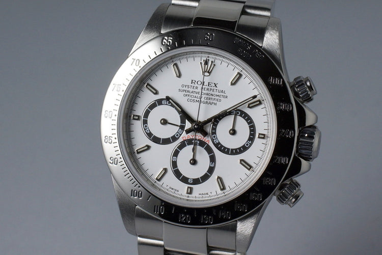 1997 Rolex Zenith Daytona 16520 White Dial