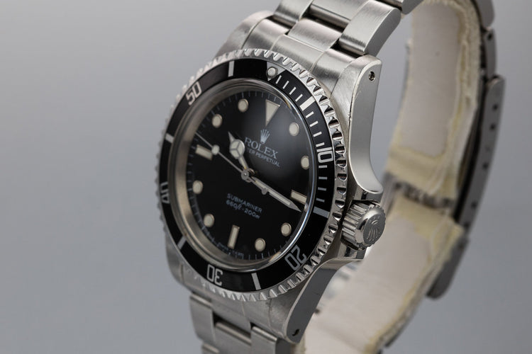 1985 Rolex Submariner 5513 with Spider Dial with Box and Papers