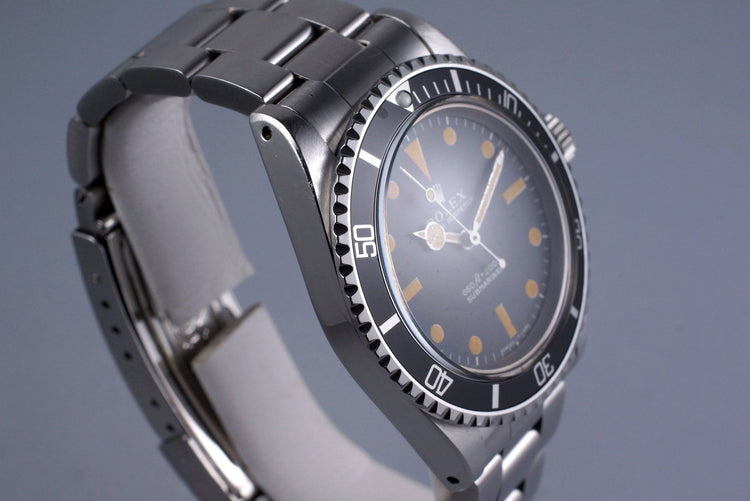 1970 Rolex Submariner 5513 Serif Dial