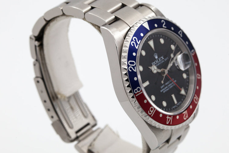 2006 Rolex GMT II 16710 with Box and Papers