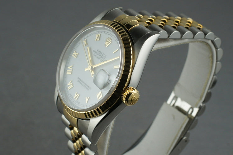 1995 Rolex 18K/SS DateJust 16233 with Papers