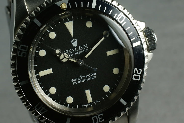 Rolex Submariner Dial Ref: 5513 with box and papers and service paper